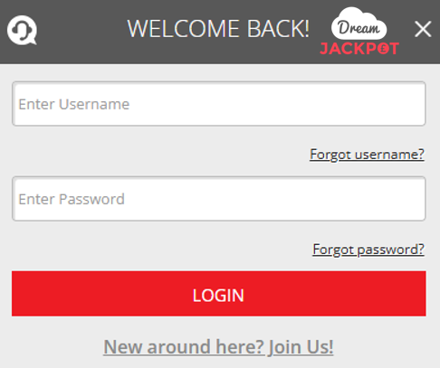 dream jackpot casino login